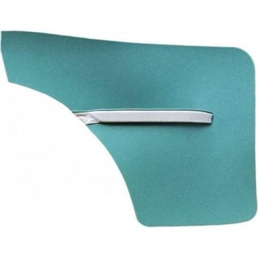 Rear Quarter Panels 1962-`64 2-Door/Convertible (GREEN DUO-TONE) pair