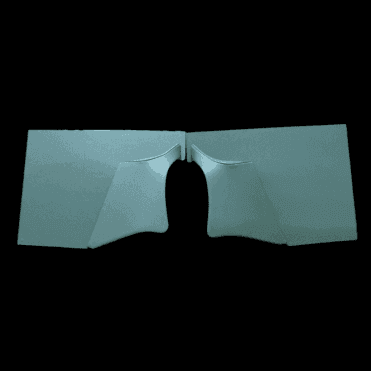 Rear Quarter Panels 1964-71 (Traveller) GREEN pair
