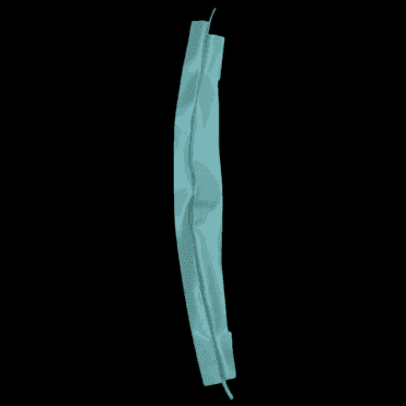 Rear Wooden Finisher / Cockpit Rail Vinyl Covering (GREEN)