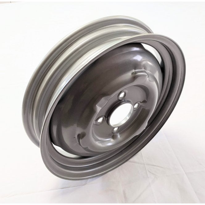Road Wheel 3J x 14" Standard Minor 1000 (3" Wide) Painted in SILVER ( ACA8264 ) ( LP917 )