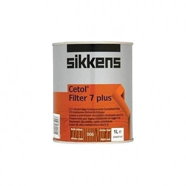 Sikkens - Cetol Filter 7 Plus Top Coat (Light Oak) 1Lt *UK MAINLAND SHIPPING ONLY*