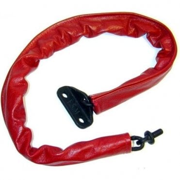 Tailgate Chain (Pick Up) With Mounting Brackets And Leather Cover