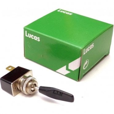 Windscreen Washer Pump Switch - LUCAS (MOM Toggle On When Pressed)