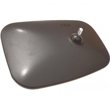 Wing Mirror Head (Large Convex Glass) For Van Stem (BLACK FINISH) TEX