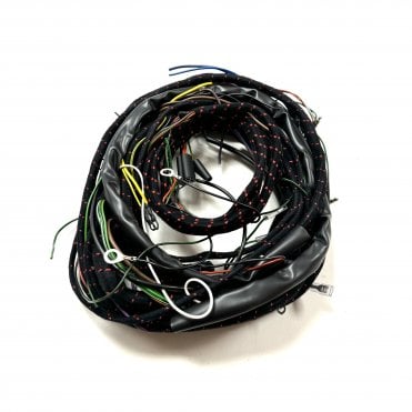 Wiring Loom - 1952 to 1953 2-Door OHV Engine Chassis Number 140823-On With Main Beam Warning Light + FLASHERS
